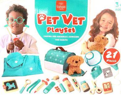 Photo of Leehoo Castle Pet Vet Playset sold via Amazon
