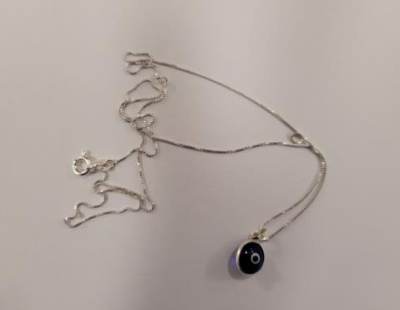 Photo of Silver Evil Eye Necklace
