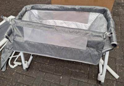 Photo of 3 in 1 Baby Bedside Bassinet with Wheels