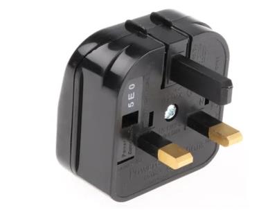 Photo of PowerConnections Europe to UK Mains Connector Converter (13A)