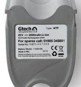 Photo of Battery for GTech Multi Handheld Vacuum
