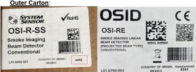 Photo of Xtralis and System Sensor OSID-R Conventional Detector