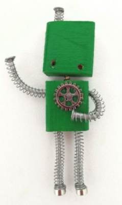 Photo of Itty-Bitty-Bot Decorative Robot in a Tin