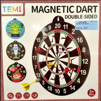 Photo of TEMI Magnetic Dart Board sold via Amazon