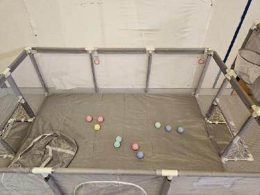 Photo of Grey Playpen sold via Amazon