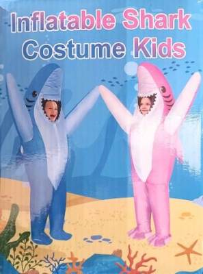 Photo of Blue Shark Inflatable Kids Costume sold via Amazon