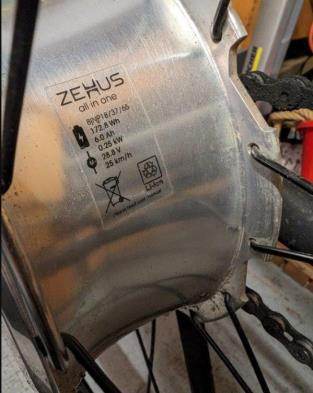 Photo of Fixie Inc. Backspin Zehus, Version ZEHUS AiO Gen2 Motor on E-Bike
