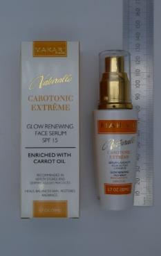 Photo of Makari Naturalle Carotonic Extreme Glow Renewing Face Serum SPF 15 sold via Amazon and eBay