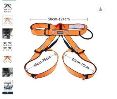 Photo of Xinda Black Climbing Harness sold via Wish