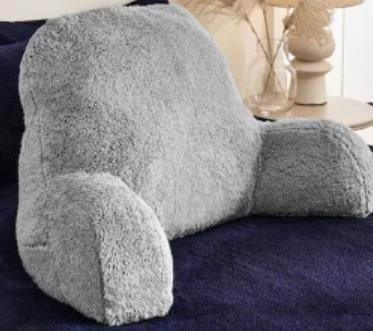 Photo of Grey Teddy Fleece Cushion sold by Next