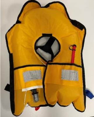 Photo of Navy Automatic Inflatable Life Jacket 150N sold via AliExpress