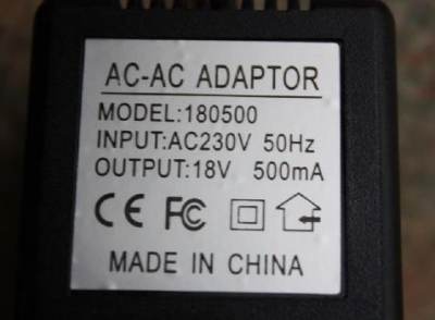 Photo of Power Adapter, 180500