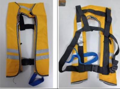 Photo of Automatic Inflatable Adult Survival Aid Vest sold via eBay