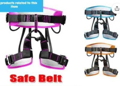 Photo of 2021 New Adjustable Half Body Outdoor Harness sold via Wish