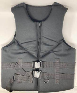 Photo of Black Zipped and Double Buckle Life Jacket sold via AliExpress