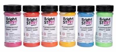 Photo of Texet Bright Start Fluorescent Coloured Craft Sand Pack of 6