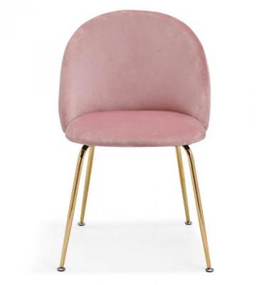 Photo of ByKallevig Diona pink upholstered dining chair