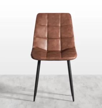Photo of ByKallevig Wolfgang brown upholstered dining chair