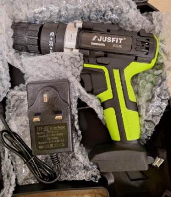 Photo of JUSFIT Charging Drill sold via eBay