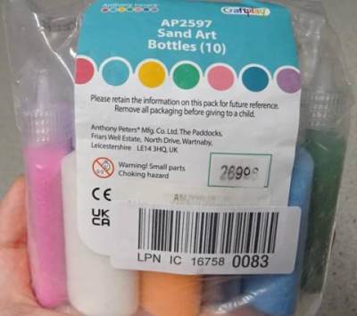 Photo of Craftplay Sand Art Bottles (10) sold via Amazon