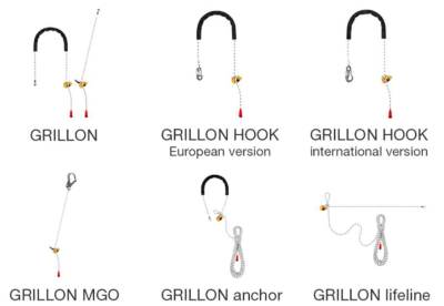 Photo of Petzl Grillon Climbing Equipment – Lanyards/Temporary Lifelines/Anchors/Hook/MGO