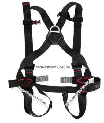 Photo of Black Climbing Harness Anti-Fall Protection Safety Beltsold via AliExpress