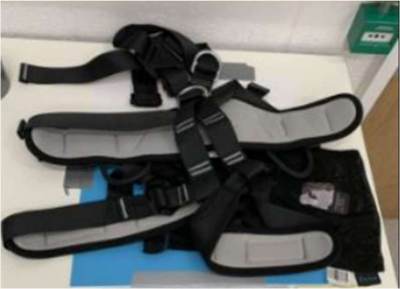 Photo of Black Polyester Protective Safety Harness sold via AliExpress