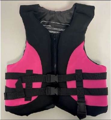 Photo of Pink and Black Life Jacket sold via Amazon