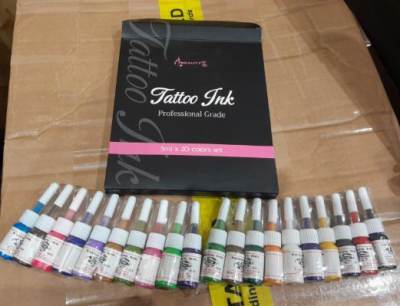 Photo of Beauty7 Professional Grade Tattoo Ink 20 colours (2402-0120 and 2402-0142)