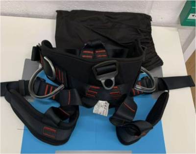 Photo of Adjustable half body climbing harness sold via AliExpress