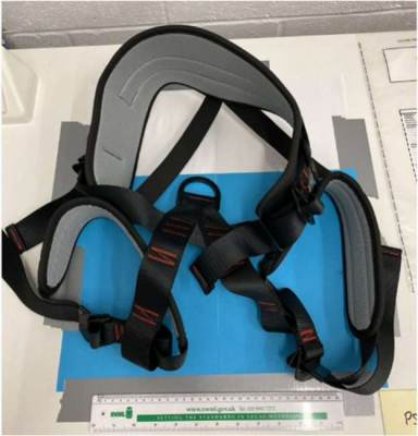 Photo of High-altitude safety belt/harness sold via AliExpress