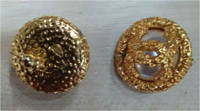 Photo of Tanaya Couture Gold Coloured Earrings