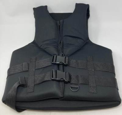 Photo of Black Life Jacket with Two Buckles sold via Amazon