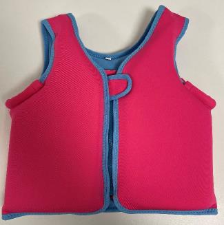 Photo of Pink and Blue Children’s Swim Vest sold via Wish