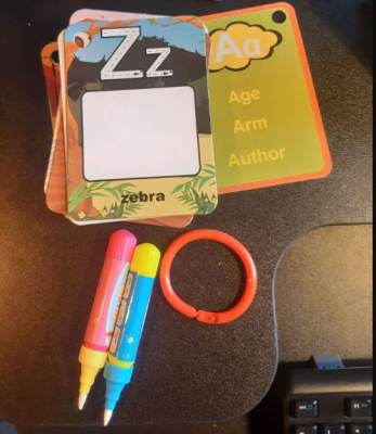 Photo of Magic Water Word Cards sold via Amazon