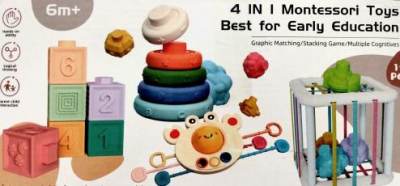 Photo of Aliex 4-in-1 Montessori Toy sold via Amazon