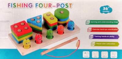Photo of Four-Post Fishing Toy sold via Amazon