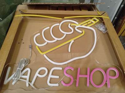 Photo of LED Vape Shop Sign