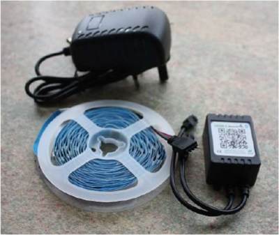 Photo of LEDBLE 5 Metre LED lighting strip kit with AC adaptor model JCY-1220