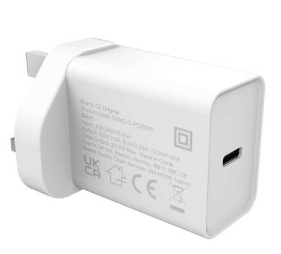 Photo of O2 Original 20W and 45W Wall Chargers AKOC20WN and AKO45UWN