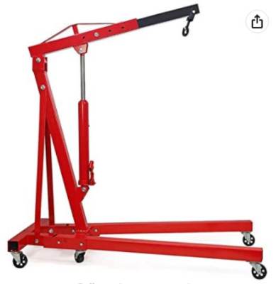 Photo of Five models of Heavy Duty Floor Crane sold via Amazon