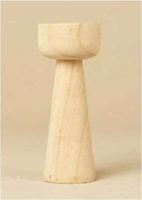 Photo of Stacey Solomon Wood Candle holders sold by Asda