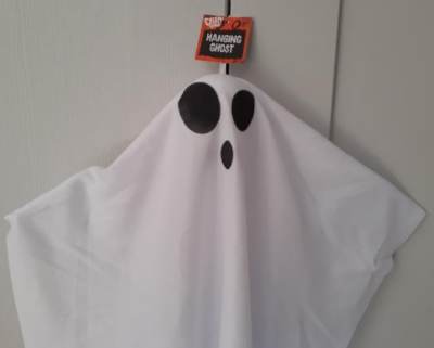 Photo of Creepy town hanging ghost sold by Poundland