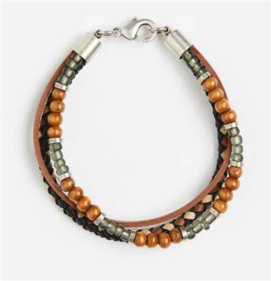 Photo of H&M clasp beaded bracelet