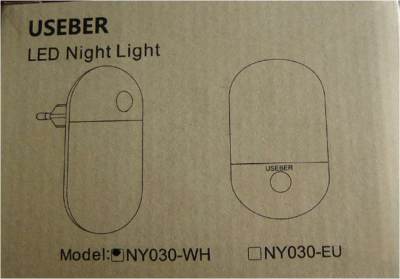 Photo of Useber NY030-WH LED night light sold via Amazon