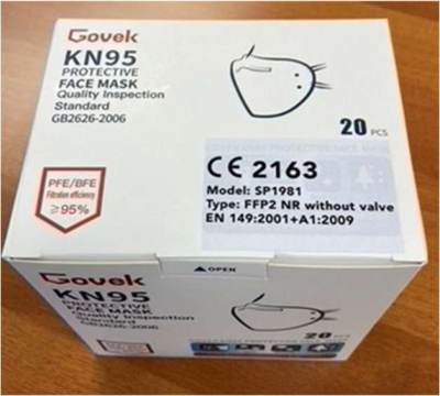 Photo of Govek KN95 Face Masks