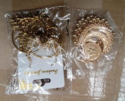 Photo of Fashion Jewellery Hoop Earrings sold via Amazon