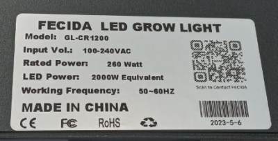 Photo of Fecida LED Grow Light sold via Amazon