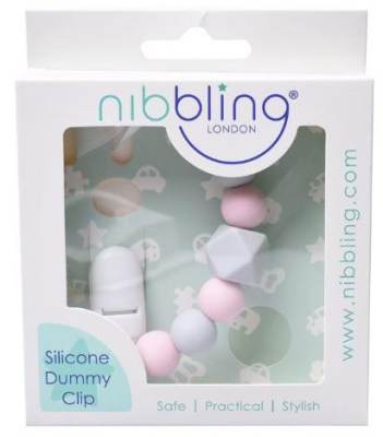 Photo of Nibbling Silicone Dummy Clip – Geo