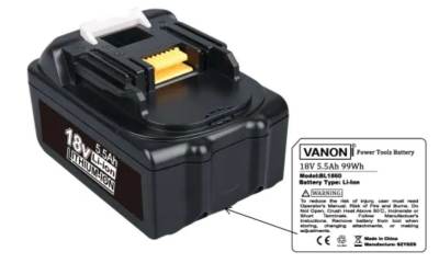Photo of Vanon Lithium-Ion Batteries